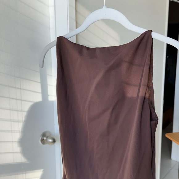 Whitefox She's A Go Getter Mini Dress Chocolate Medium - Picture 6 of 8